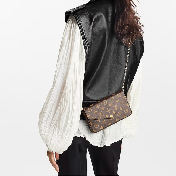 Louis Vuitton Félicie Pochette Monogram Crossbody Bag - Picture 6 of 6